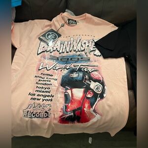 Hellstar records peach color t-shirt